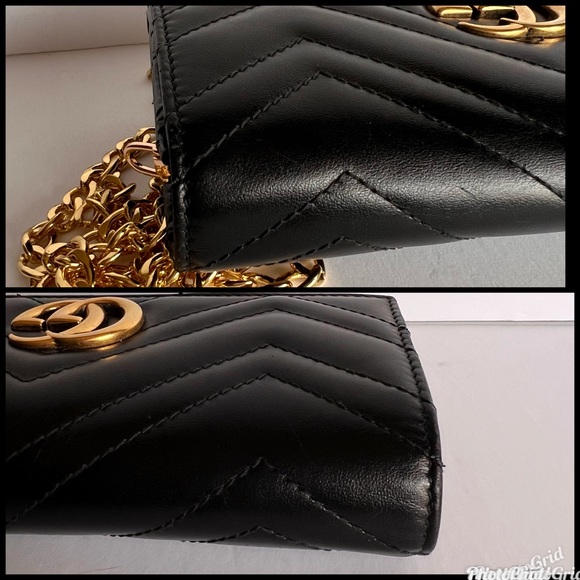 🌺AUTH. GUCCI MARMOT CROSSBODY  WALLET 🌺 - Picture 12 of 16